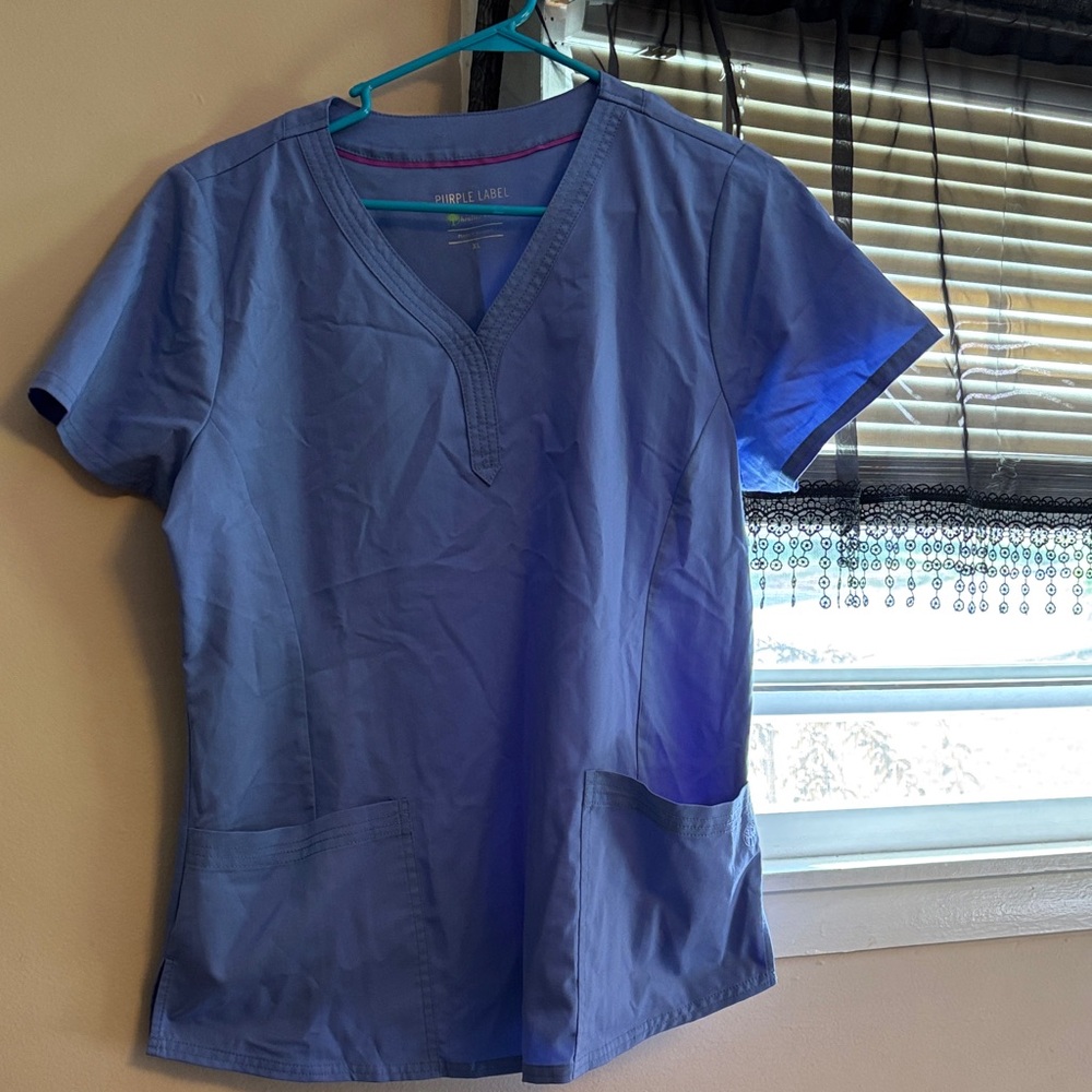 Healing Hands Purple Label  Scrub Top